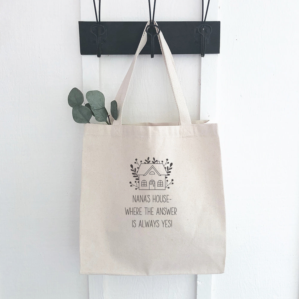 Main Grandma's / Nana's Answer is Yes - Canvas Tote Bag image